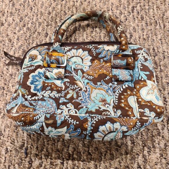 Vera Bradley Java Blue Hand Bag Purse - Picture 2 of 4